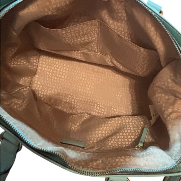 Kate Spade  New York Marian Baxter Street Dusty Mint Leather Crossbody Satchel - Picture 4 of 10